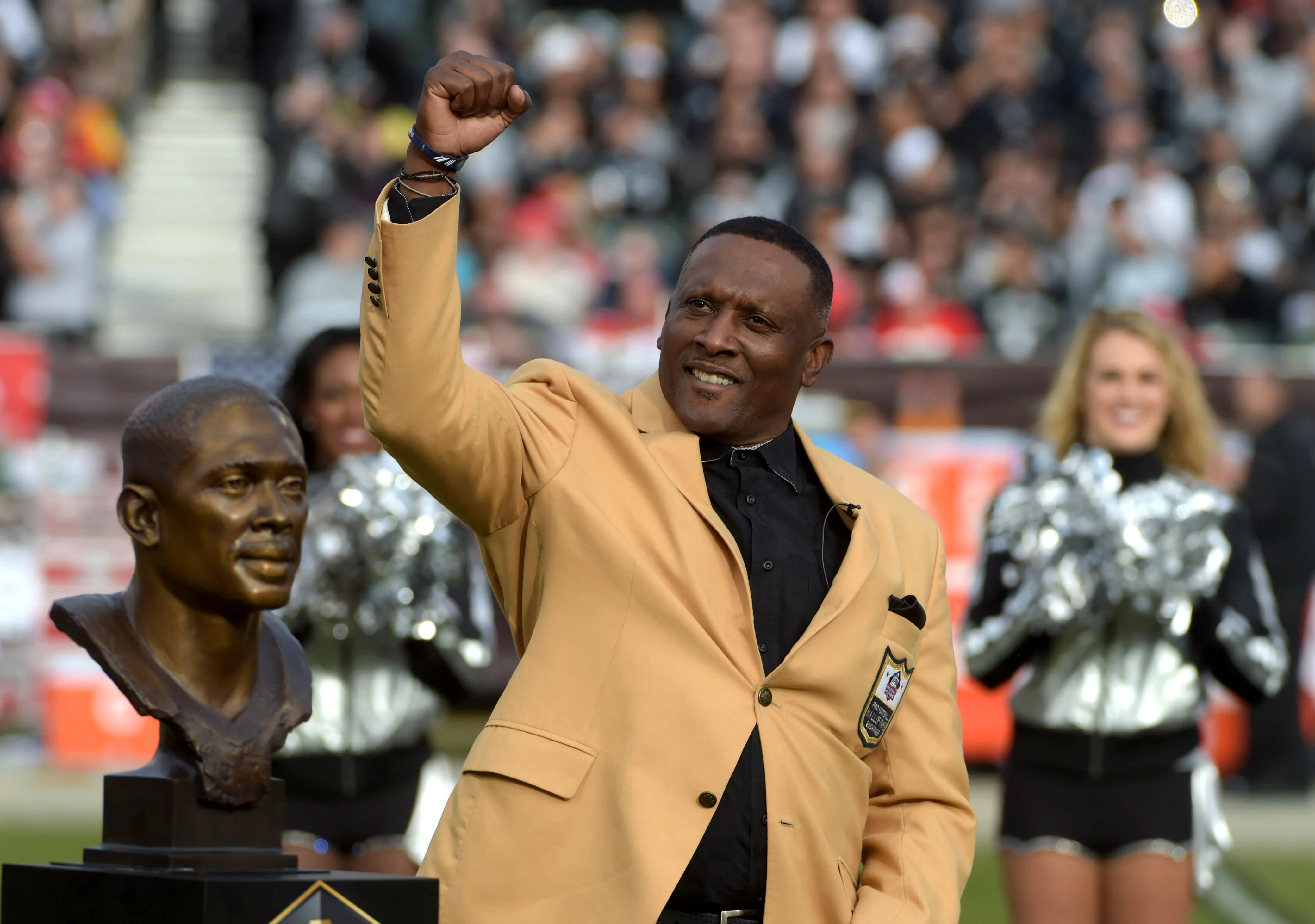 Raiders legend Tim Brown is defending a title this week